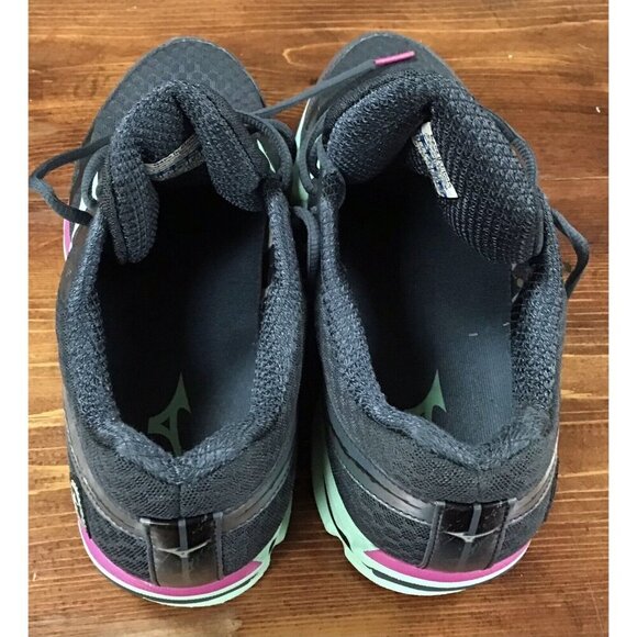 Mizuno Womens Wave Rider 17 Laced Up Running Sneakers 140337 Size 9.5 US - Picture 4 of 5